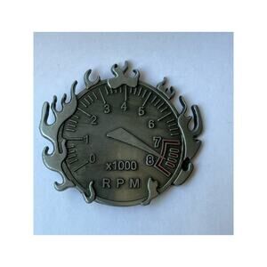 RPM Racing Car Enthusiast Belt Buckle